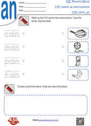 an-cvc-word-and-picture-matching-worksheet